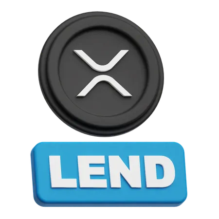 Prêt xrp  3D Icon