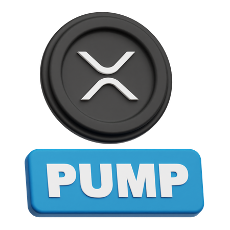 XRP pump  3D Icon