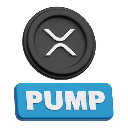 XRP pump  3D Icon