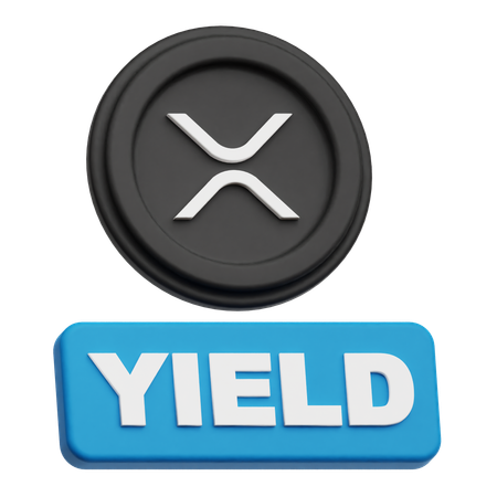 Rendement du xrp  3D Icon
