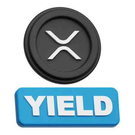 Rendement du xrp  3D Icon