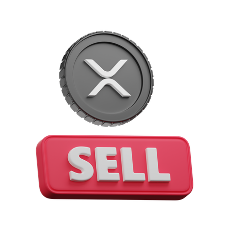 Xrp Sell  3D Icon
