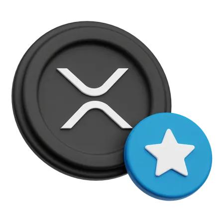 Étoile xrp  3D Icon
