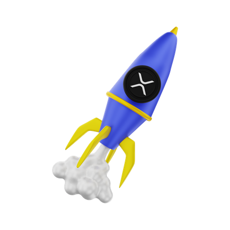 XRP startup  3D Illustration