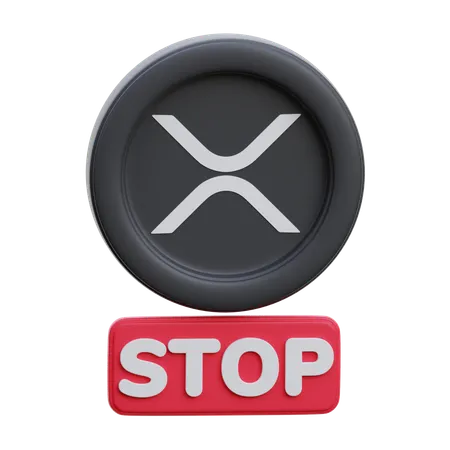 Arrêt xrp  3D Icon