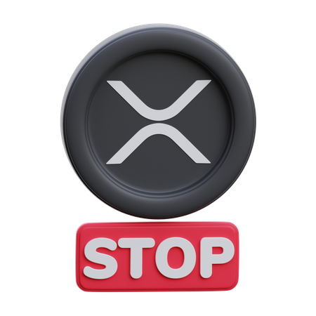 Xrp Stop  3D Icon