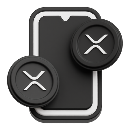 XRP transfer  3D Icon