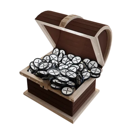 XRP (XRP) Treasure Chest  3D Icon