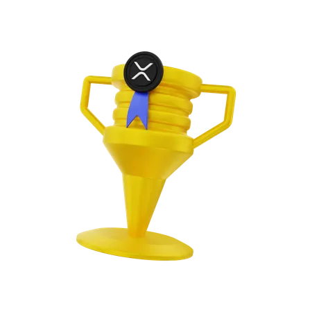 Trofeo xrp  3D Illustration