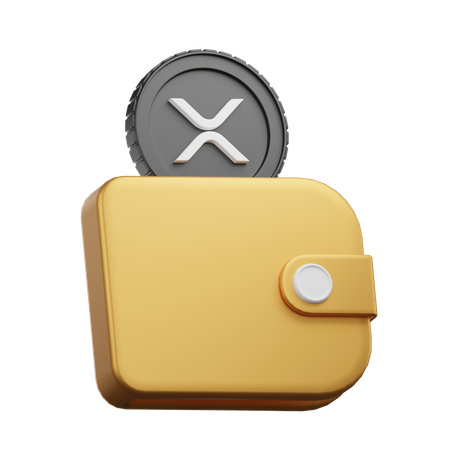 Xrp Wallet  3D Icon