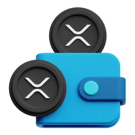 Xrp Wallet  3D Icon