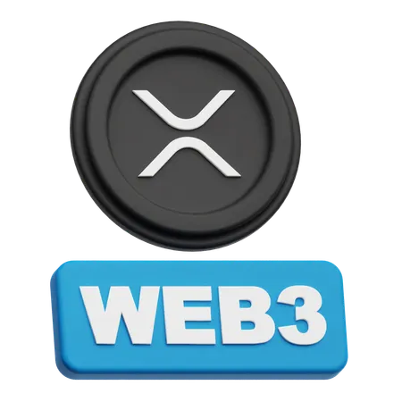 Xrp Web 3  3D Icon