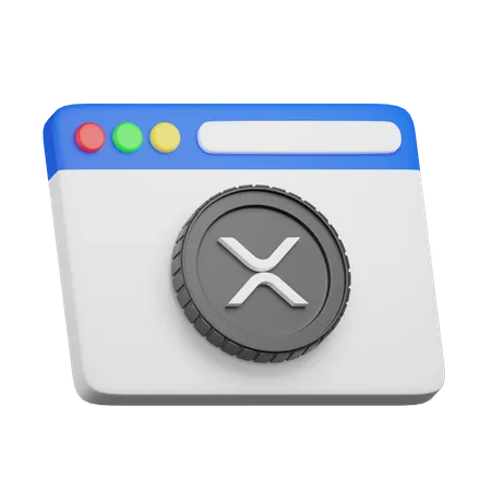 Xrp Website  3D Icon