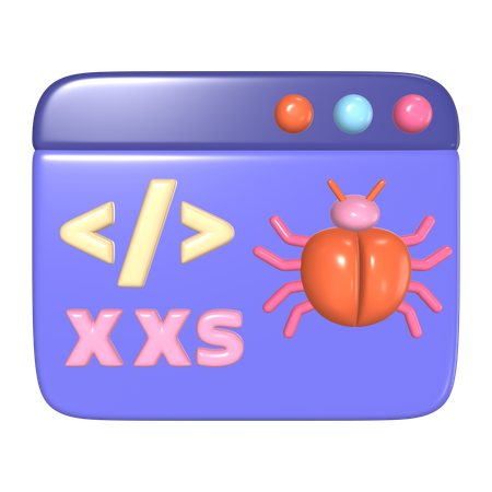 XSS  3D Icon