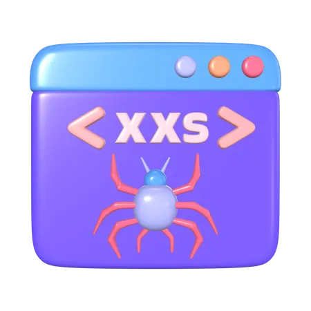 XSS  3D Icon