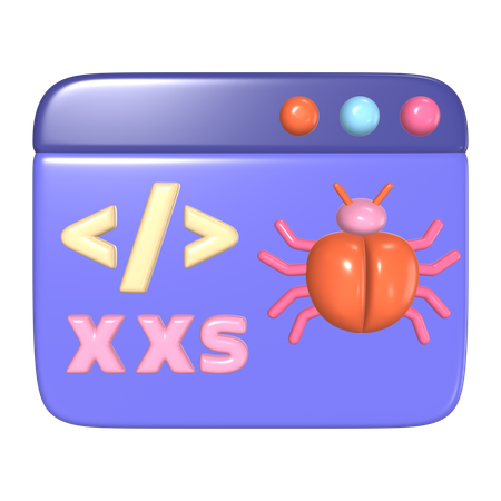 XSS  3D Icon