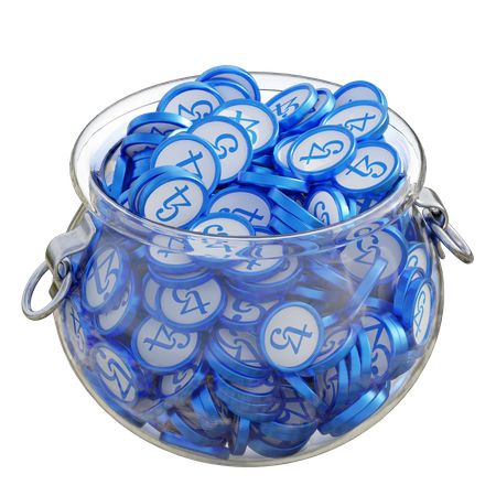 Xtz Clear Glass Pot  3D Icon