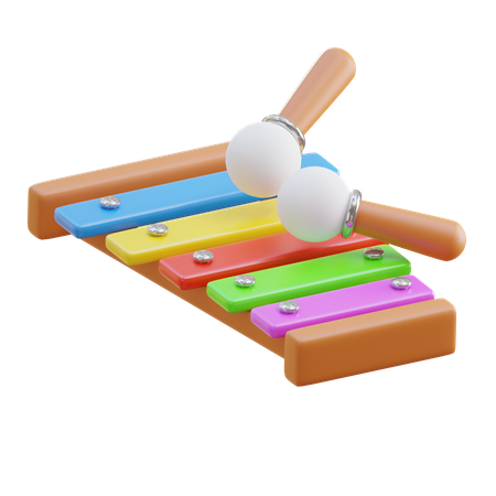 Xylophone  3D Icon