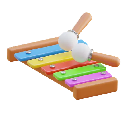 Xylophone  3D Icon