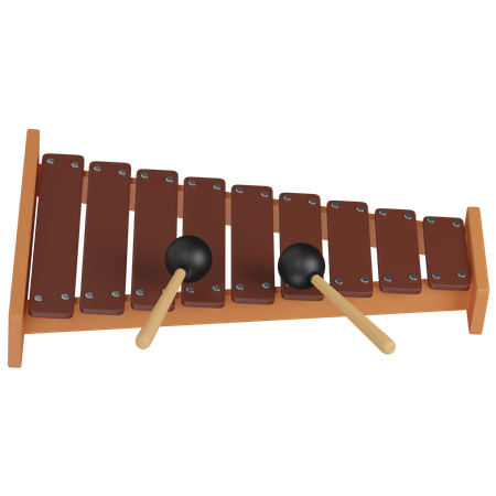 Xylophone  3D Icon