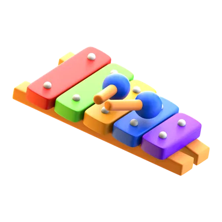 Xylophone  3D Icon