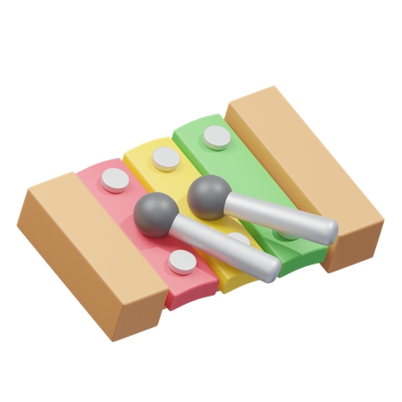 Xylophone  3D Icon