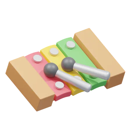 Xylophone  3D Icon