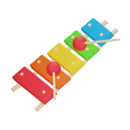 Xylophone  3D Icon