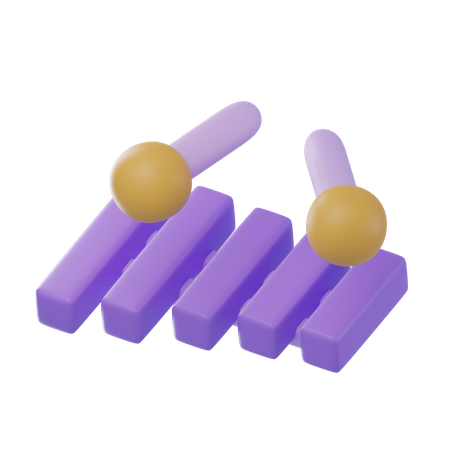 Xylophone  3D Icon