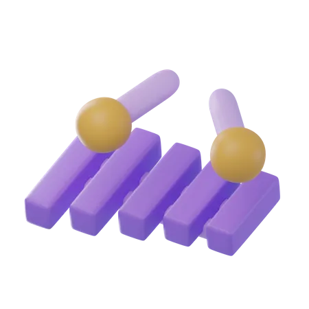 Xylophone  3D Icon