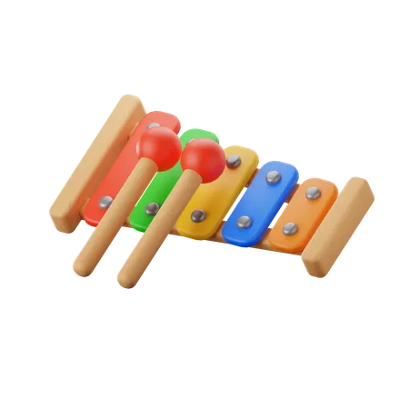 Xylophone  3D Icon