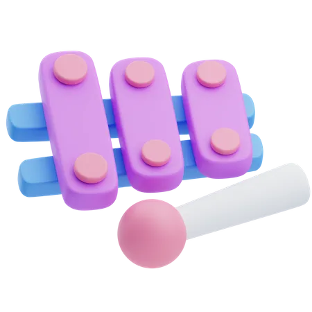 Xylophone  3D Icon