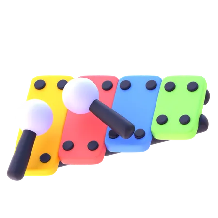 Xylophone  3D Icon