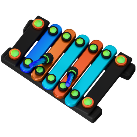 Xylophone  3D Icon