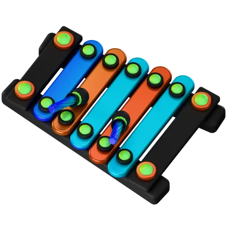 Xylophone  3D Icon