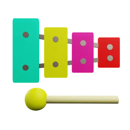 Xylophone  3D Icon