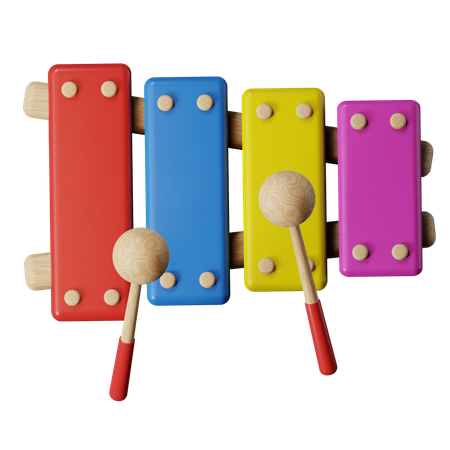 Xylophone  3D Icon