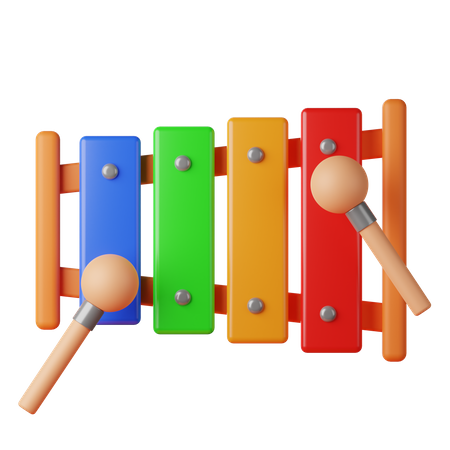 Xylophone  3D Icon