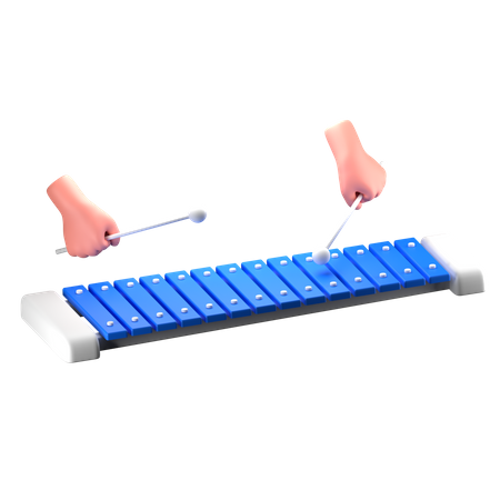 Xylophone  3D Icon