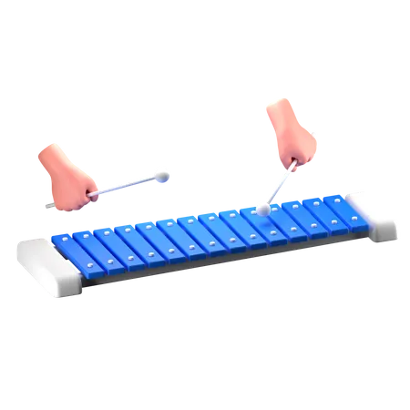 Xylophone  3D Icon