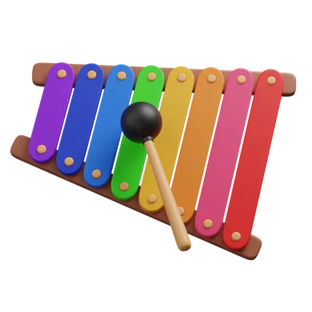 Xylophone  3D Icon