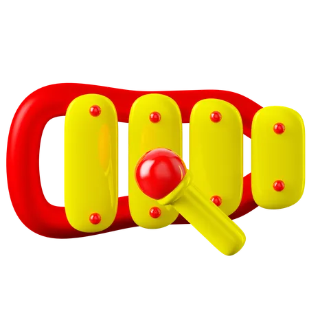 Xylophone  3D Icon