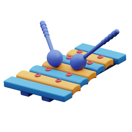 Xylophone  3D Icon