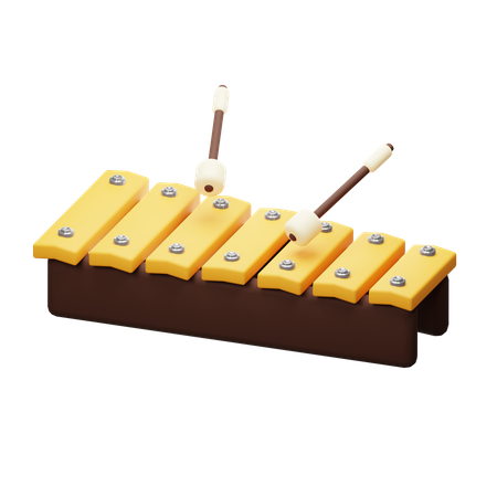 Xylophone  3D Icon