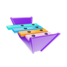 xylophone emoji 3d