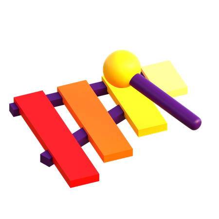 Xylophone  3D Icon