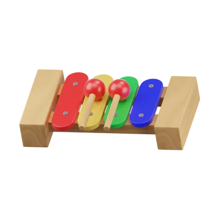 Jouet xylophone  3D Icon