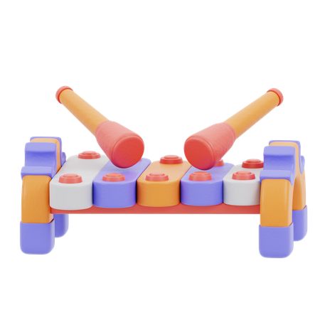 Jouet xylophone  3D Icon