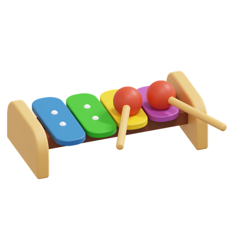 Xylophone Mini  3D Icon