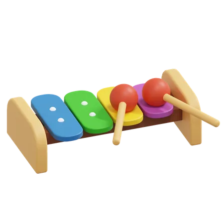 Xylophone Mini  3D Icon